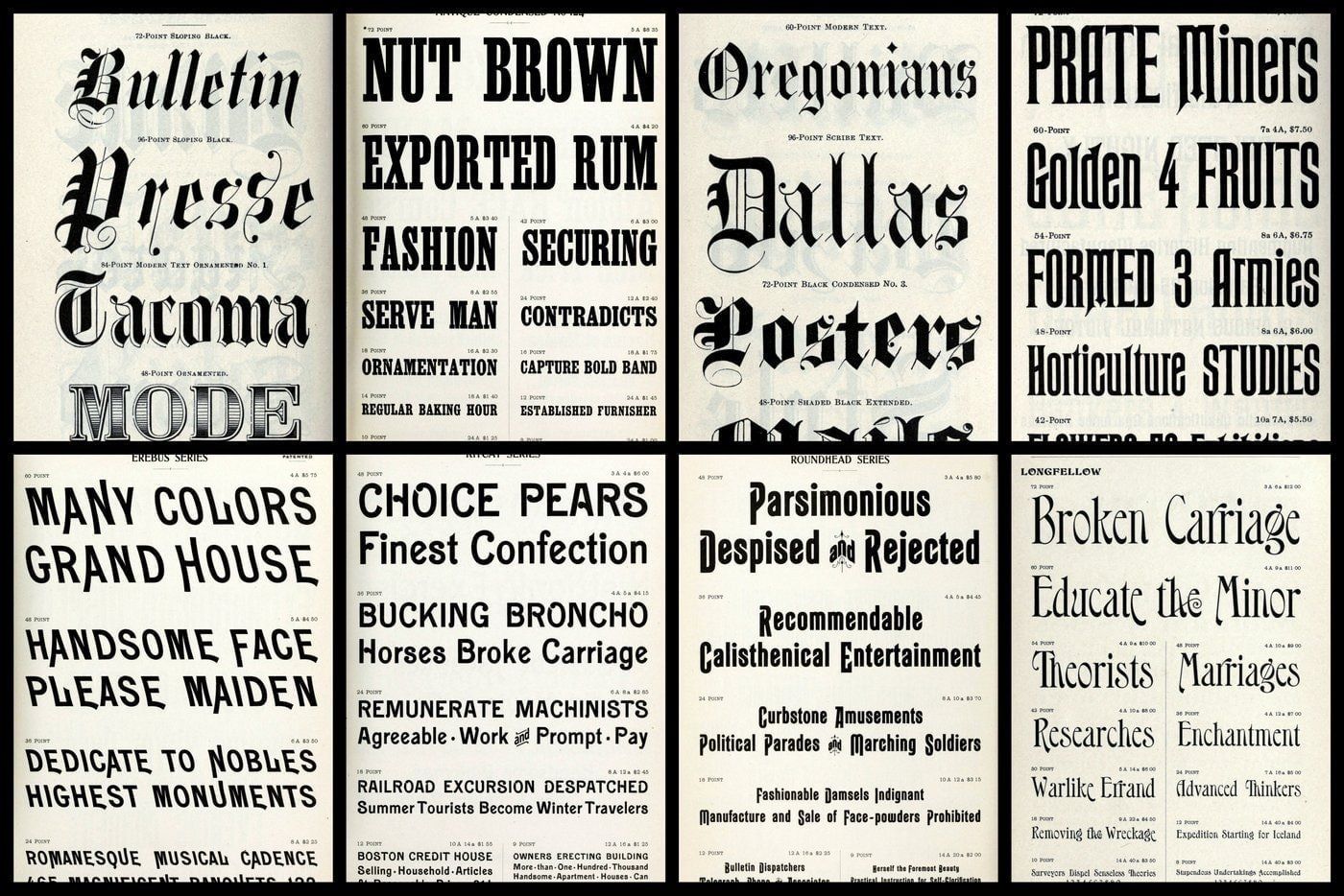 Exploring the Beautiful Typography of 19th Century Newspaper Fonts