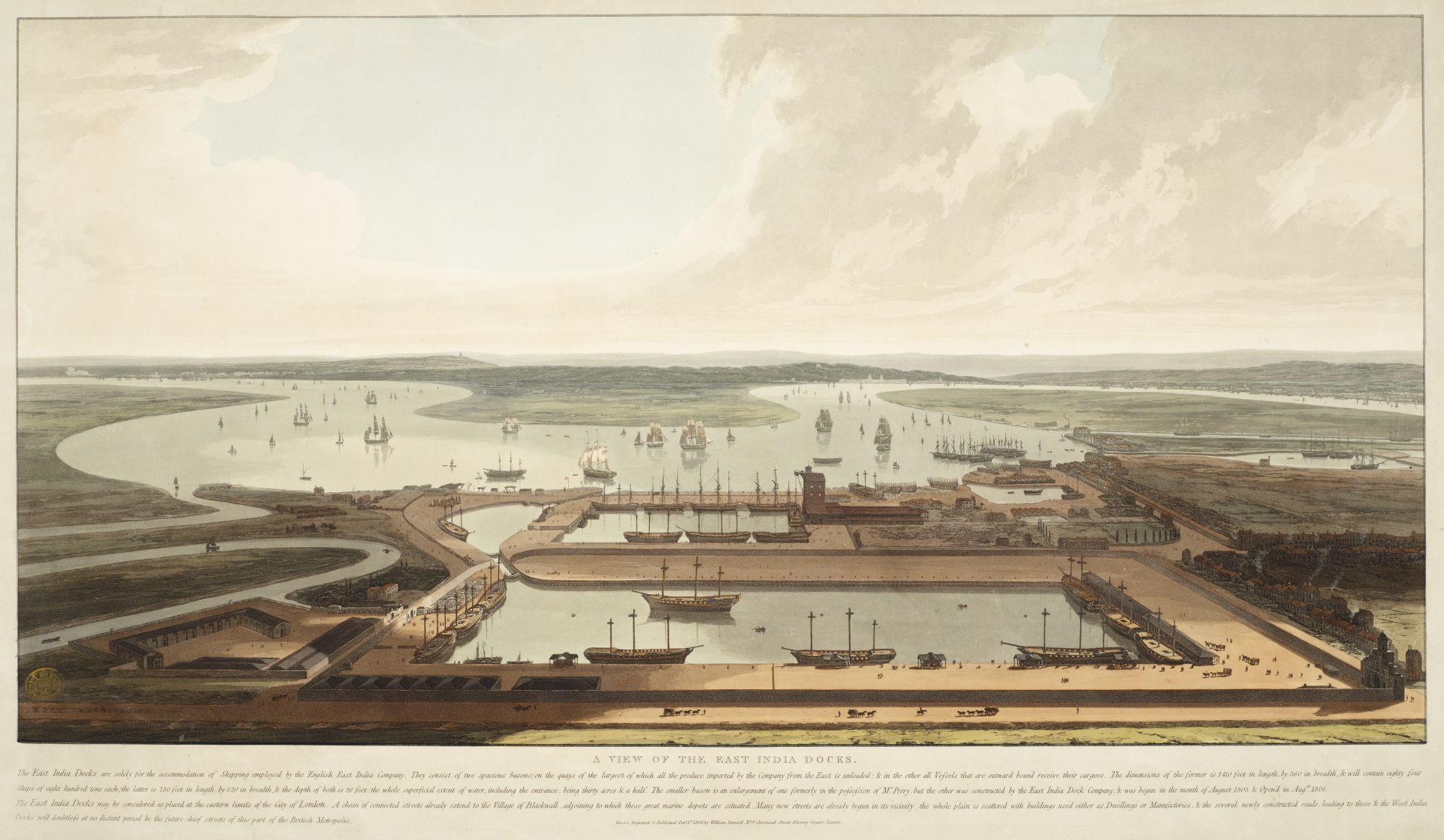 Exploring the Bustling London Docks: A Glimpse into the 19th Century Maritime Trade Hub