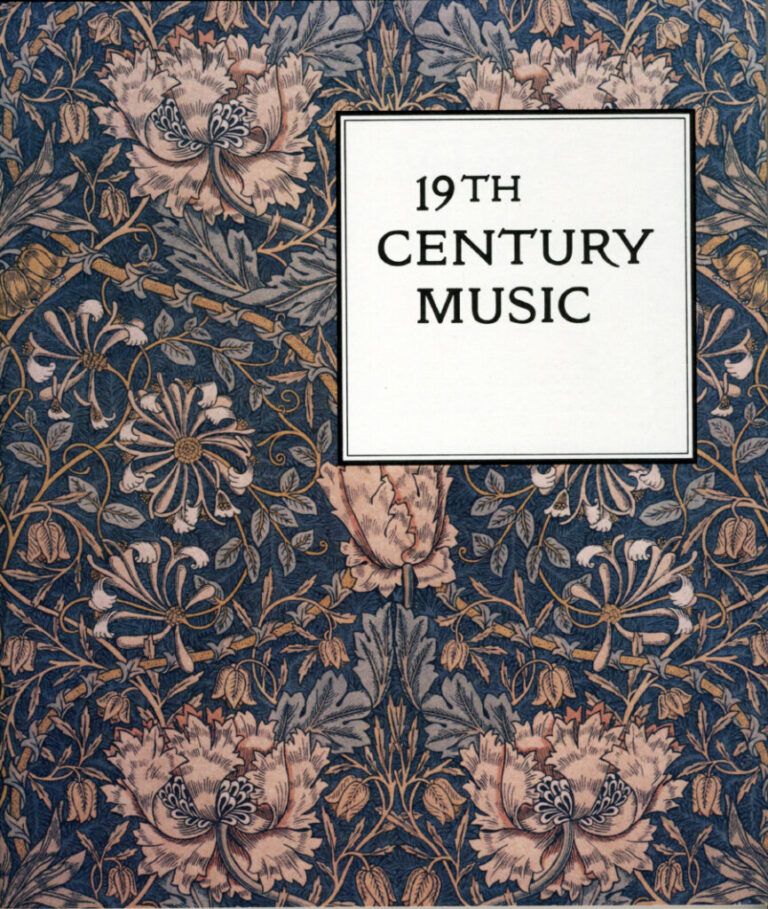 Exploring The Melodies A Journey Into The 19th Century Music Journal