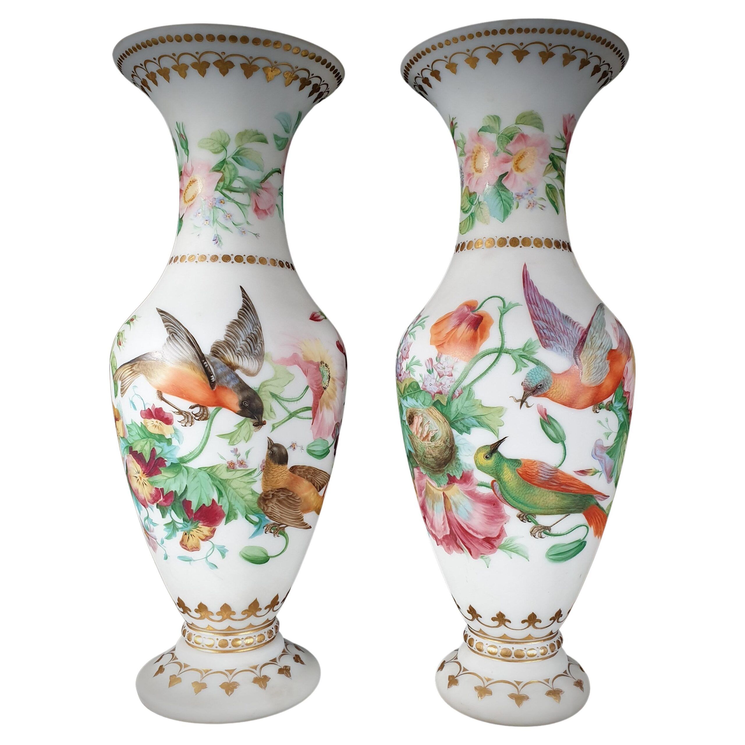 Exquisite Elegance: Exploring the Beauty of 19th Century Glass Vases
