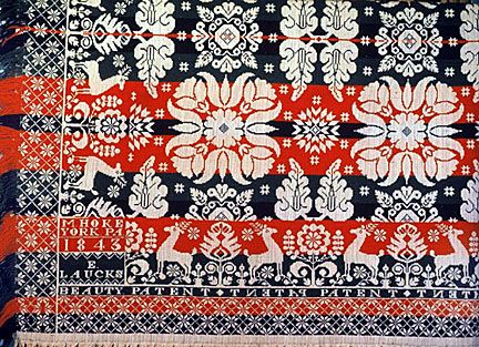 The Artistry of 19th Century Hand Woven Coverlets: Unraveling the Intricate Patterns and Stories