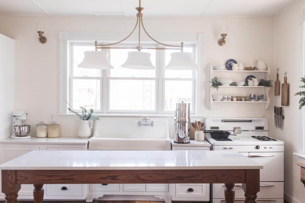 The Charming Elegance of a 19th Century Farmhouse Kitchen