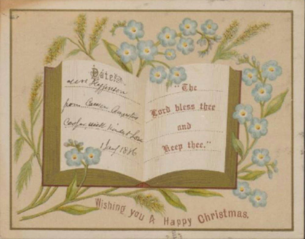 The Evolution of 19th Century Christmas Cards: From Handwritten Greetings to Delicate Artistry