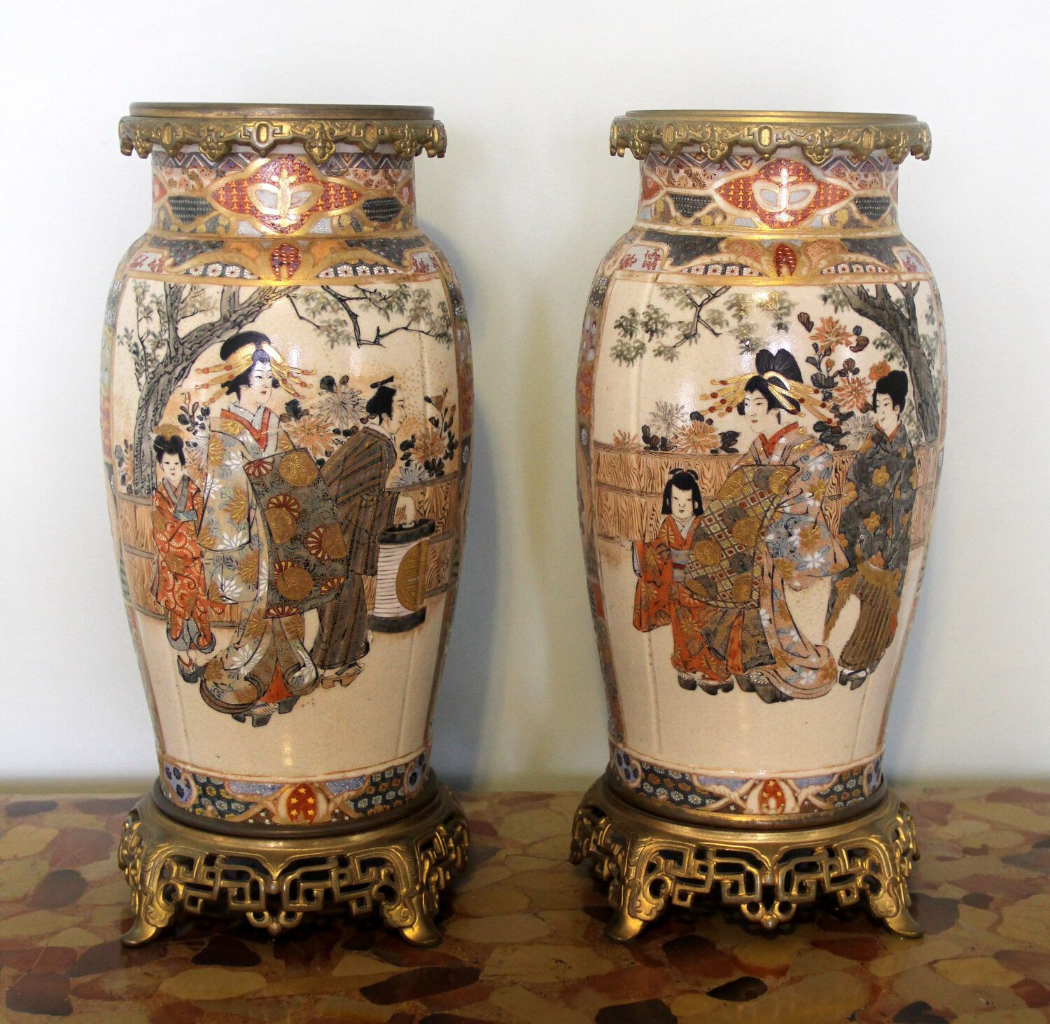 The Exquisite Beauty of 19th Century Satsuma Vases: A Glimpse into Japanese Artistry