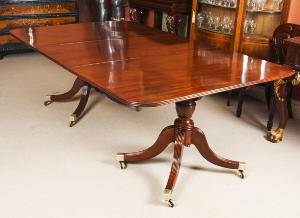 The Magnificence of 19th Century Dining Room Tables: A Glimpse into Timeless Elegance