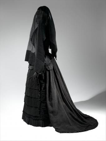Unveiling the Mysterious Tradition: Exploring the 19th Century Mourning Veil